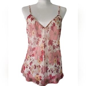 Veronica Beard Pink Floral Blouse